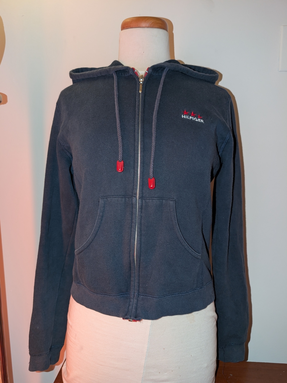 Tommy Hilfiger Women's Navy Zip-Up Hoodie